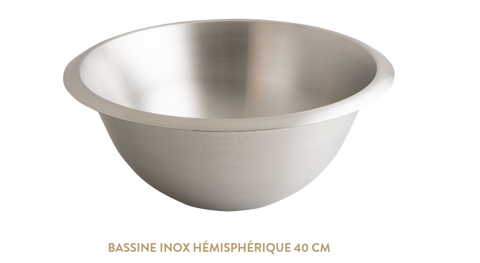 Matfer Cul de poule acier inoxydable D40cm - 15L